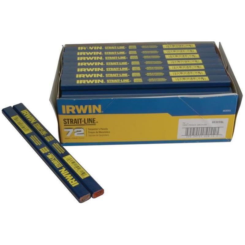Irwin® Strait-Line® Carpenter's Pencils (Box 72) IRWIN® STRAIT-LINE® - RockBottom Northampton