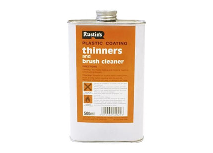 Rustins Plastic Coating Thinners 500ml Rustins - RockBottom Nothampton