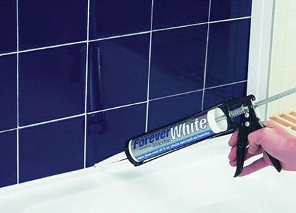 Everbuild Sika Forever White Sealant 295ml Everbuild Sika - RockBottom Northamptin