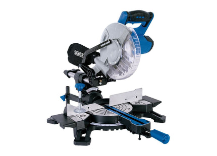 Draper Sliding Compound Mitre Saw with Laser Cutting Guide, 210mm, 1500W 83677 Draper - Town Tools 