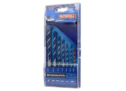 Faithfull Multi Construction Drill Set, 7 Piece Faithfull - RockBottom Northampton