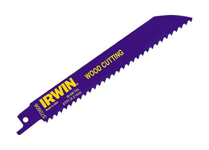 Irwin® 606R Sabre Saw Blade Wood Cutting 150mm Pack of 5 IRWIN® - RockBottom Northampton