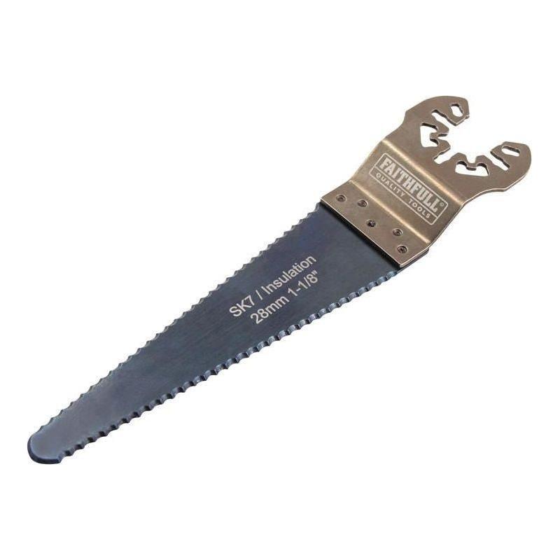 Faithfull SK7 Wavy Edge Insulation Cutter Blade 100mm Faithfull - RockBottom Northampton