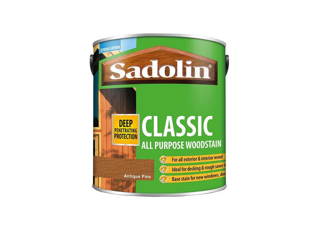 Sadolin Classic Wood Protection Antique Pine 2.5 litre Sadolin - RockBottom Nothampton