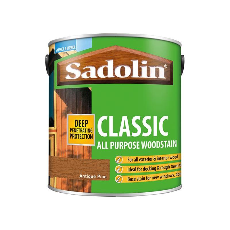 Sadolin Classic Wood Protection Antique Pine 2.5 litre Sadolin - RockBottom Nothampton