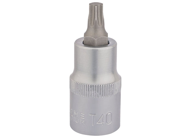Draper TX-STAR Socket Bit, 1/2" Sq. Dr., T40 x 55mm 16312 Draper - Town Tools 