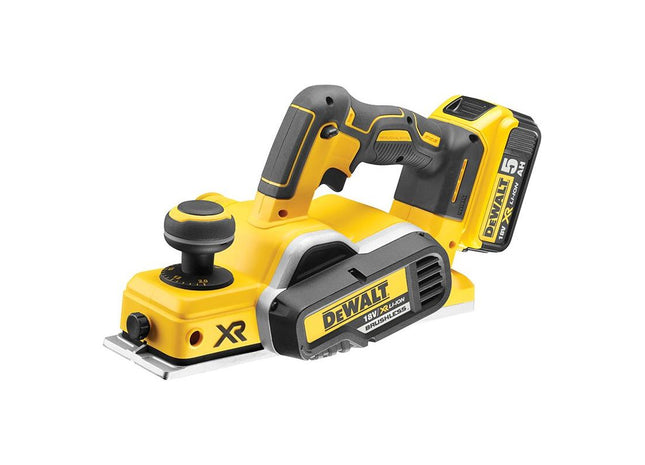 Dewalt Power Tools DCP580P2 XR Brushless Planer 18V 2 x 5.0Ah Li-ion DeWALT Power Tools - RockBottom Northampton