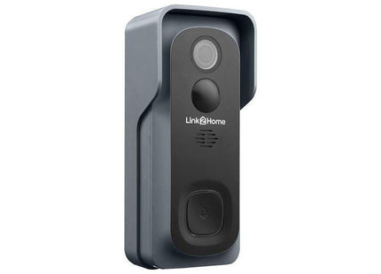 Link2Home Weatherproof (IP54) Battery Smart Doorbell Link2Home - RockBottom Northampton