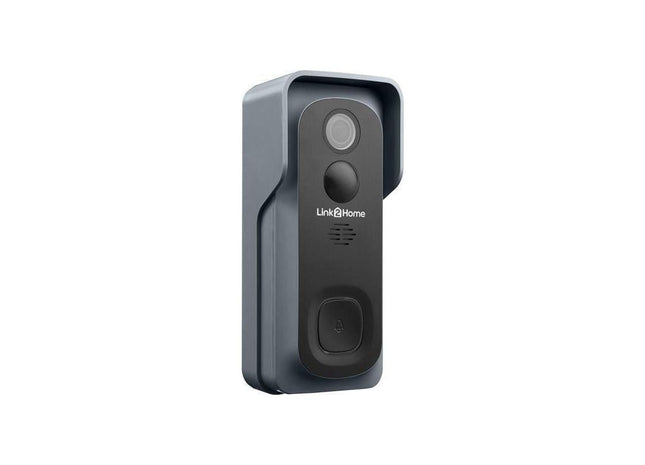 Link2Home Weatherproof (IP54) Battery Smart Doorbell Link2Home - RockBottom Northampton