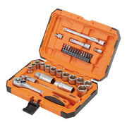 Draper HI-TORQ 6 Point Socket Set, 1/4" and 3/8" (34 Piece) 22110 Draper - Town Tools 