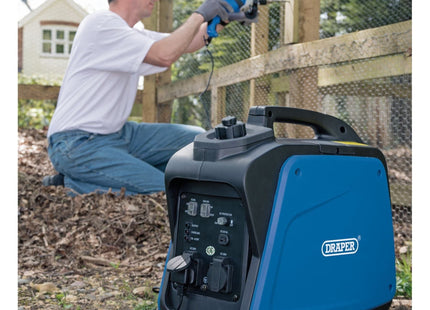Draper Petrol Inverter Generator, 1700W 80956 Draper - Town Tools 
