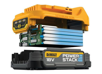 Dewalt Power Tools DCBP034 XR POWERSTACK™ Slide Battery 18V 1.7Ah Li-ion DeWALT Power Tools - RockBottom Northampton
