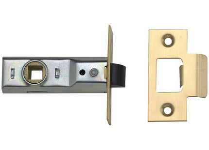 Yale Locks M888 Tubular Mortice Latch 64mm 2.5in Polished Brass Visi Pack of 1 Yale Locks - RockBottom Northampton