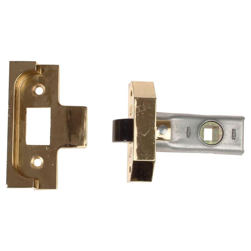 Union Rebated Tubular Mortice Latch 2650 Electro Brass 63mm 2.5in UNION - RockBottom Northampton