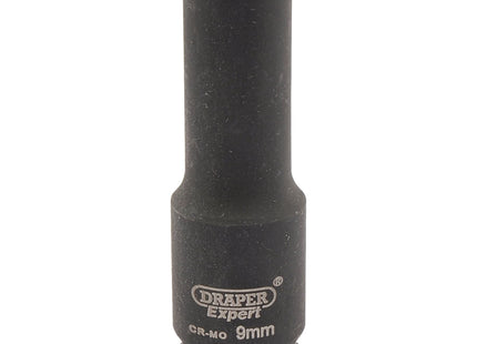 Draper Expert HI-TORQ 6 Point Deep Impact Socket, 3/8" Sq. Dr., 9mm Draper - Town Tools 