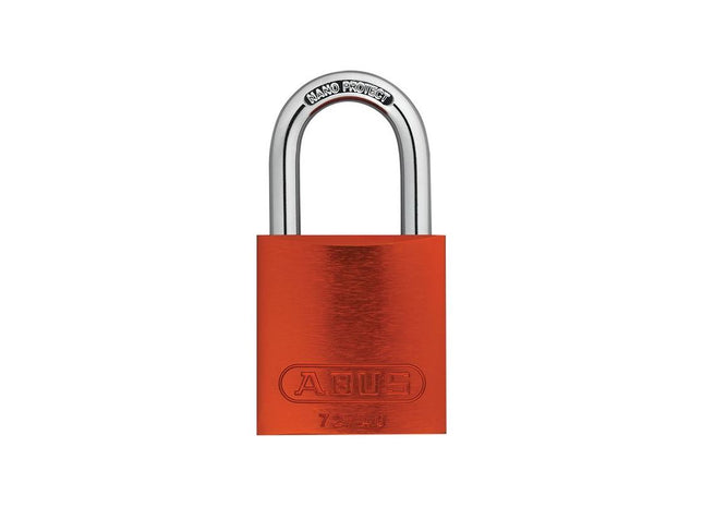 Abus Mechanical 72/40mm Aluminium Padlock Orange Keyed Alike TT02767 ABUS Mechanical - RockBottom Northampton 