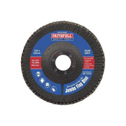Faithfull Zirconia Abrasive Jumbo Flap Disc ZA40 125mm Faithfull - RockBottom Northampton