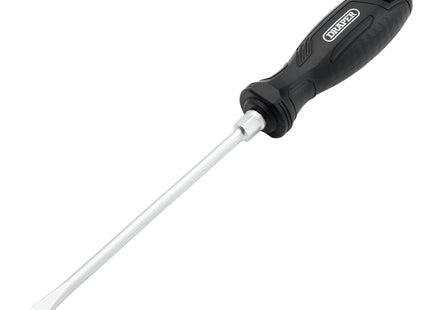 Draper Slotted Hard Grip Screwdriver, 6.5 x 150mm Draper - Town Tools