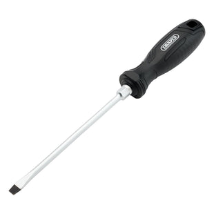Draper Slotted Hard Grip Screwdriver, 6.5 x 150mm Draper - Town Tools