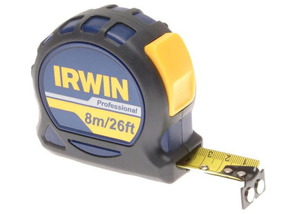 Irwin® Professional Pocket Tape 8m/26ft (Width 25mm) Carded IRWIN® - RockBottom Northampton