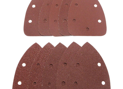 Draper Detail Sanding Sheets with Hook and Loop, 140mm, Assorted Grit, SSD2 (Pac Draper - Town Tools 