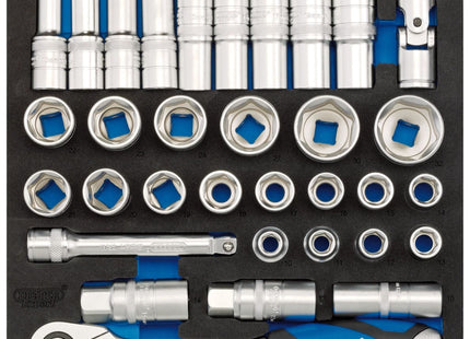 Draper Socket Set in 1/2 Drawer EVA Insert Tray, 1/2" (33 Piece) 63535 Draper - Town Tools 