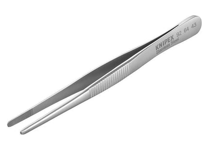 Knipex Stainless Steel Universal Blunt Nose Tweezers 120mm Knipex - RockBottom Northampton