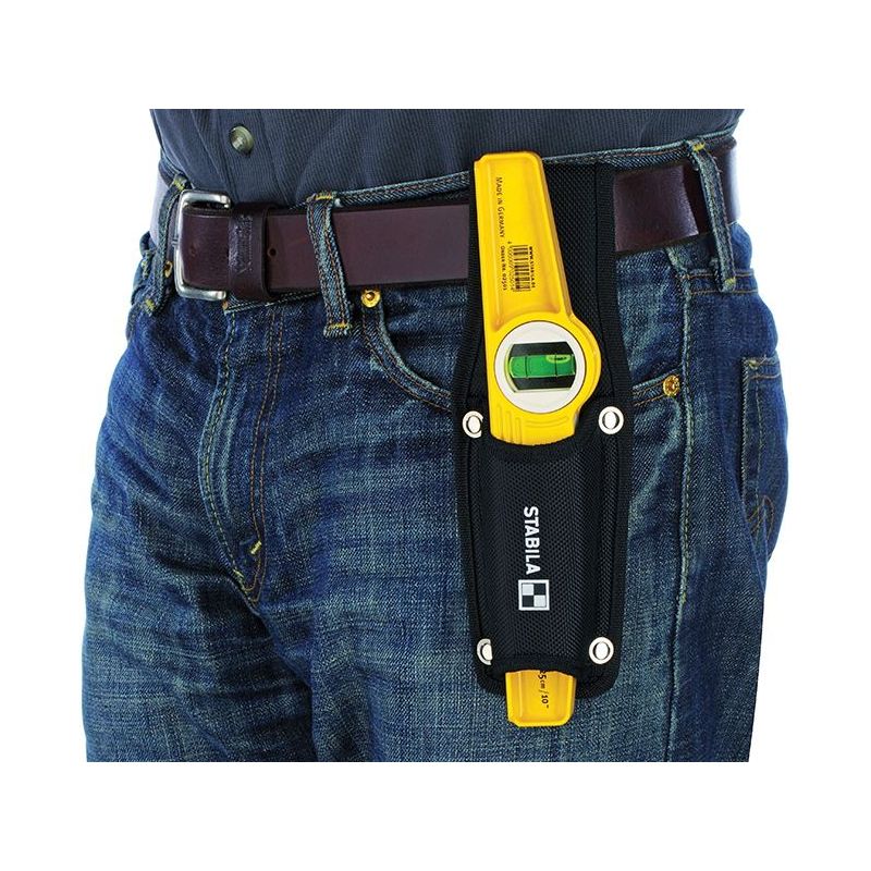 Stabila 81S-REM Rare Earth Magnetic Torpedo Level 25cm in Holster Stabila - RockBottom Nothampton