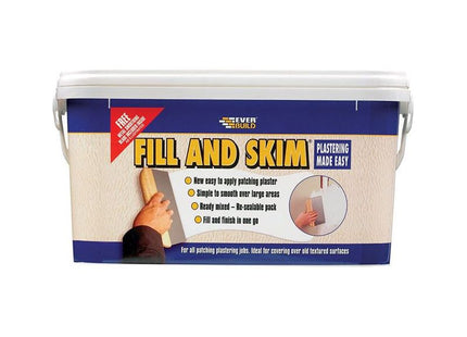 Everbuild Sika Fill & Skim Tub 5 litre Everbuild Sika - RockBottom Northamptin