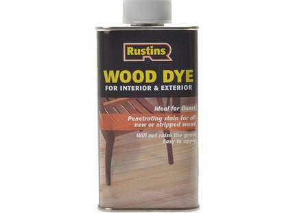 Rustins Wood Dye Red Mahogany 250ml Rustins - RockBottom Nothampton