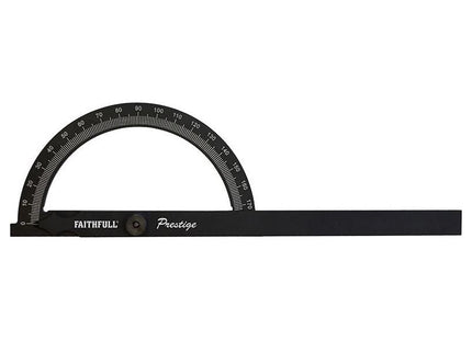 Faithfull Prestige Angle Gauge Black Aluminium 150 x 270mm Faithfull - RockBottom Northampton