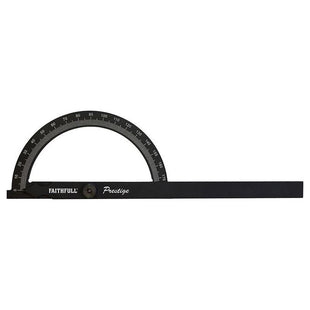 Faithfull Prestige Angle Gauge Black Aluminium 150 x 270mm Faithfull - RockBottom Northampton