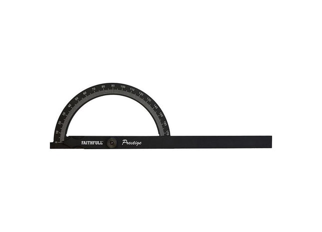 Faithfull Prestige Angle Gauge Black Aluminium 150 x 270mm Faithfull - RockBottom Northampton