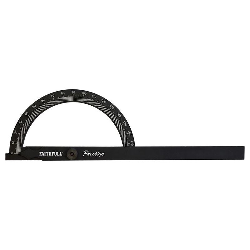 Faithfull Prestige Angle Gauge Black Aluminium 150 x 270mm Faithfull - RockBottom Northampton