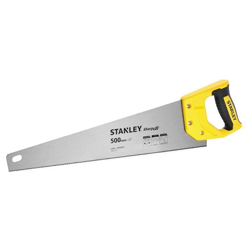 Stanley® Hand Tools Sharpcut™ Handsaw 500mm (20in) 11 TPI STANLEY® Hand Tools - RockBottom Nothampton