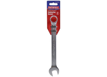 Faithfull Combination Spanner CV Satin Finish 21mm Faithfull - RockBottom Northampton
