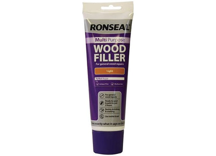 Ronseal Multipurpose Wood Filler Tube Light 325g Ronseal - RockBottom Nothampton