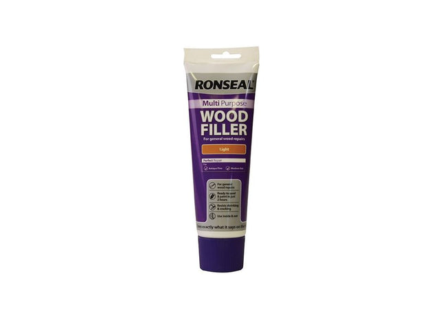 Ronseal Multipurpose Wood Filler Tube Light 325g Ronseal - RockBottom Nothampton