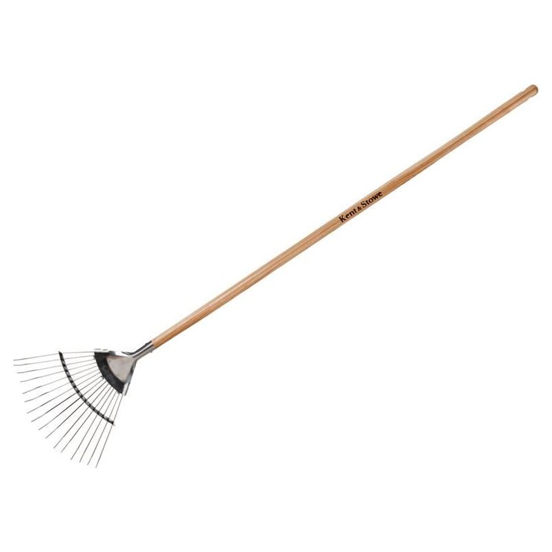 Kent & Stowe Stainless Steel Garden Life Lawn Rake, FSC® Kent & Stowe - RockBottom Northampton