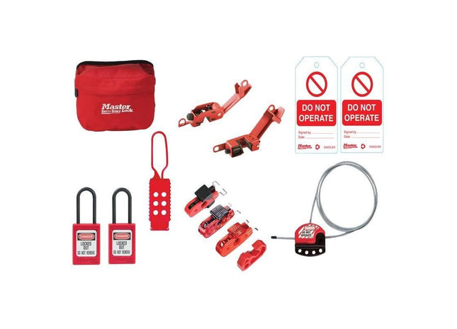 Master Lock General Maintenance Lockout Kit, 11 Piece Master Lock - RockBottom Northampton