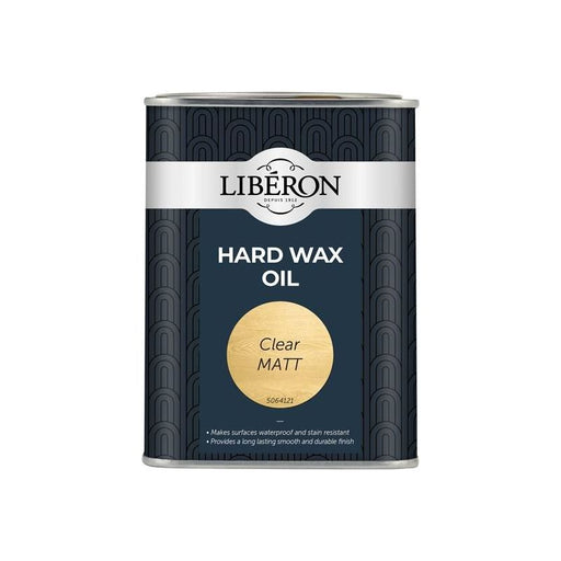 Liberon Hard Wax Oil Clear Matt 1 litre Liberon - RockBottom Northampton