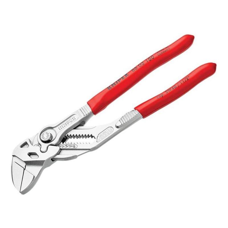 Knipex Pliers Wrench PVC Grip 180mm Knipex - RockBottom Northampton