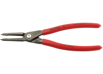 Draper Knipex 48 11 J3 225mm Internal Straight Tip Circlip Pliers, 40 - 100mm Ca Draper - Town Tools 