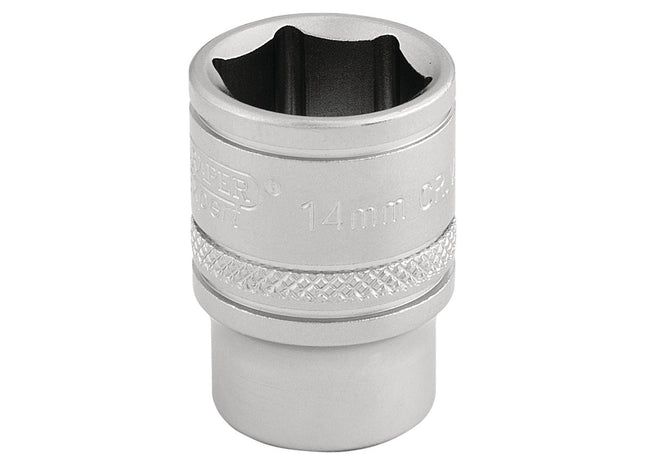 Draper 6 Point Metric Socket, 3/8" Sq. Dr., 14mm 16540 Draper - Town Tools 