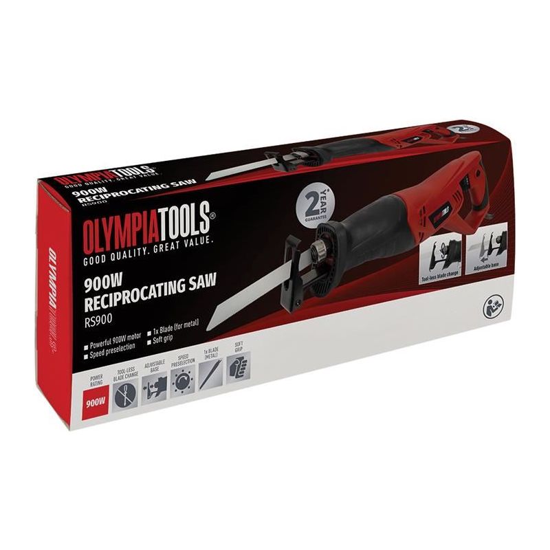Olympia Power Tools Reciprocating Saw 900W 240V Olympia Power Tools - RockBottom Nothampton