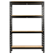 Bunker 18 Piece Modular 4 Tier Racking with Hardwood Shelving, 1500mm Draper - Town Tools