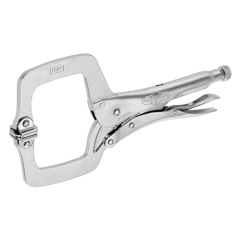 Irwin® Vise-Grip® 11SP Locking C-Clamp Swivel Pad 275mm (11in) IRWIN® Vise-Grip® - RockBottom Northampton