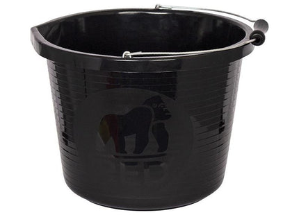 Red Gorilla Premium Bucket 14 litre (3 gallon) - Black Red Gorilla - RockBottom Nothampton