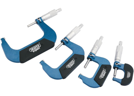 Draper Metric External Micrometer Set (4 Piece) 46607 Draper - Town Tools 