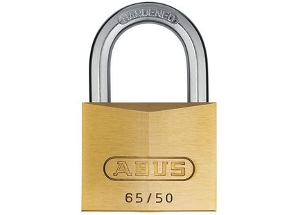 Abus Mechanical 65/50mm Brass Padlock Keyed Alike 502 ABUS Mechanical - RockBottom Northampton 